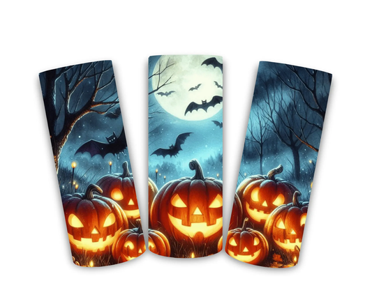 Haunted Jack-o-lantern 20oz Tumblers - Dis An Dat Tumbler Store