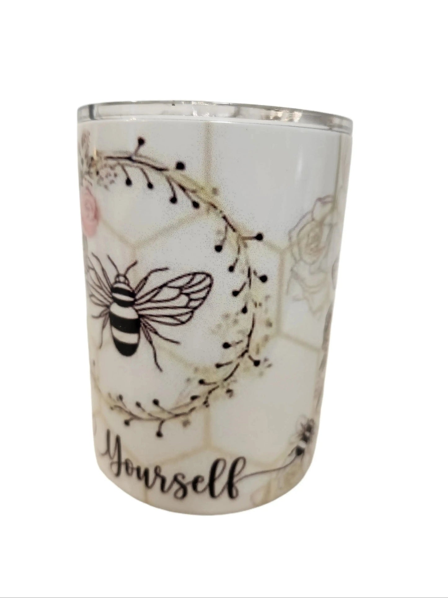 Bee Yourself 10oz Coffee Tumbler Dis An Dat Tumbler Store