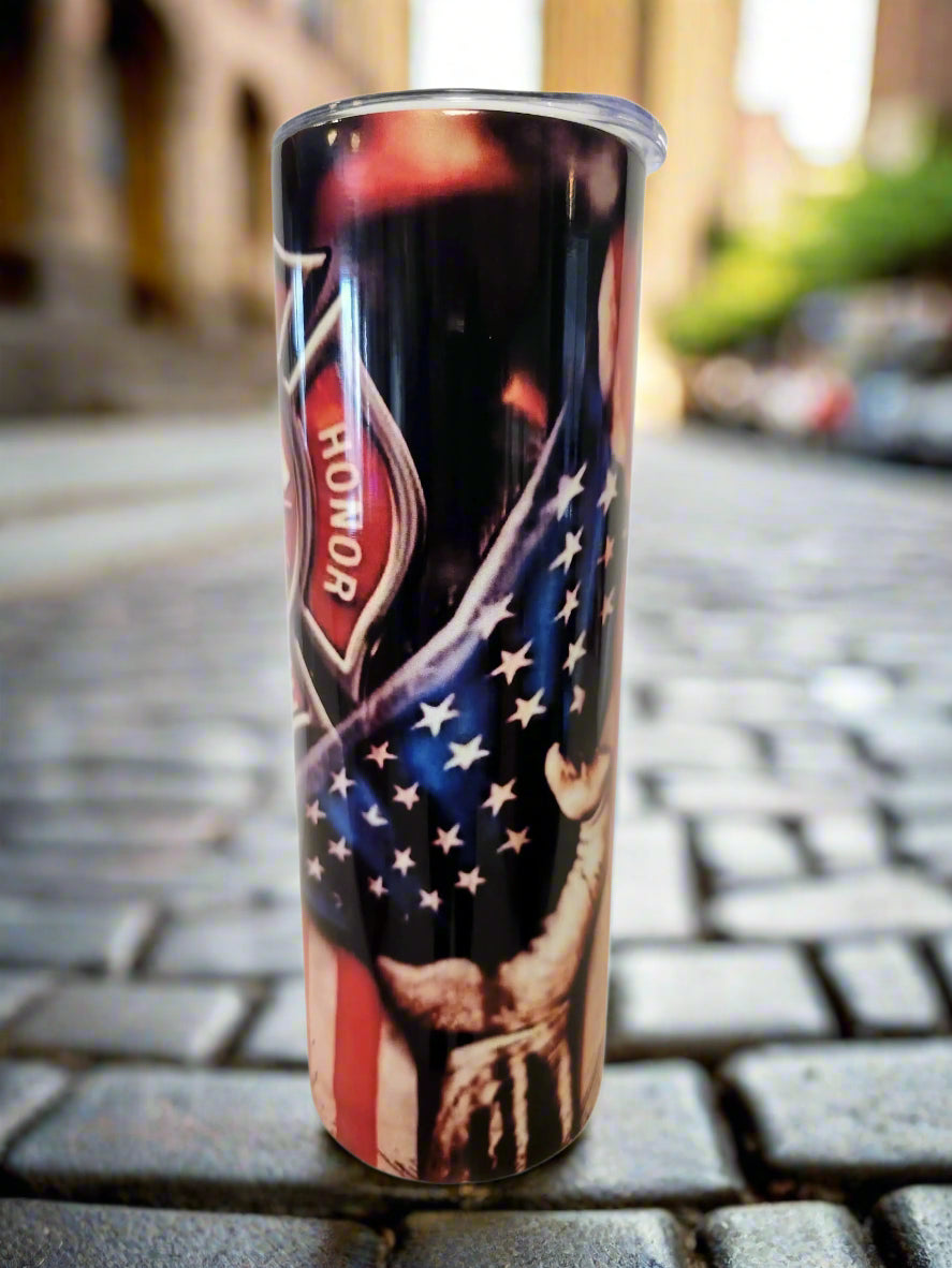 Fire Rescue 20oz Tumbler - Dis An Dat Tumbler Store