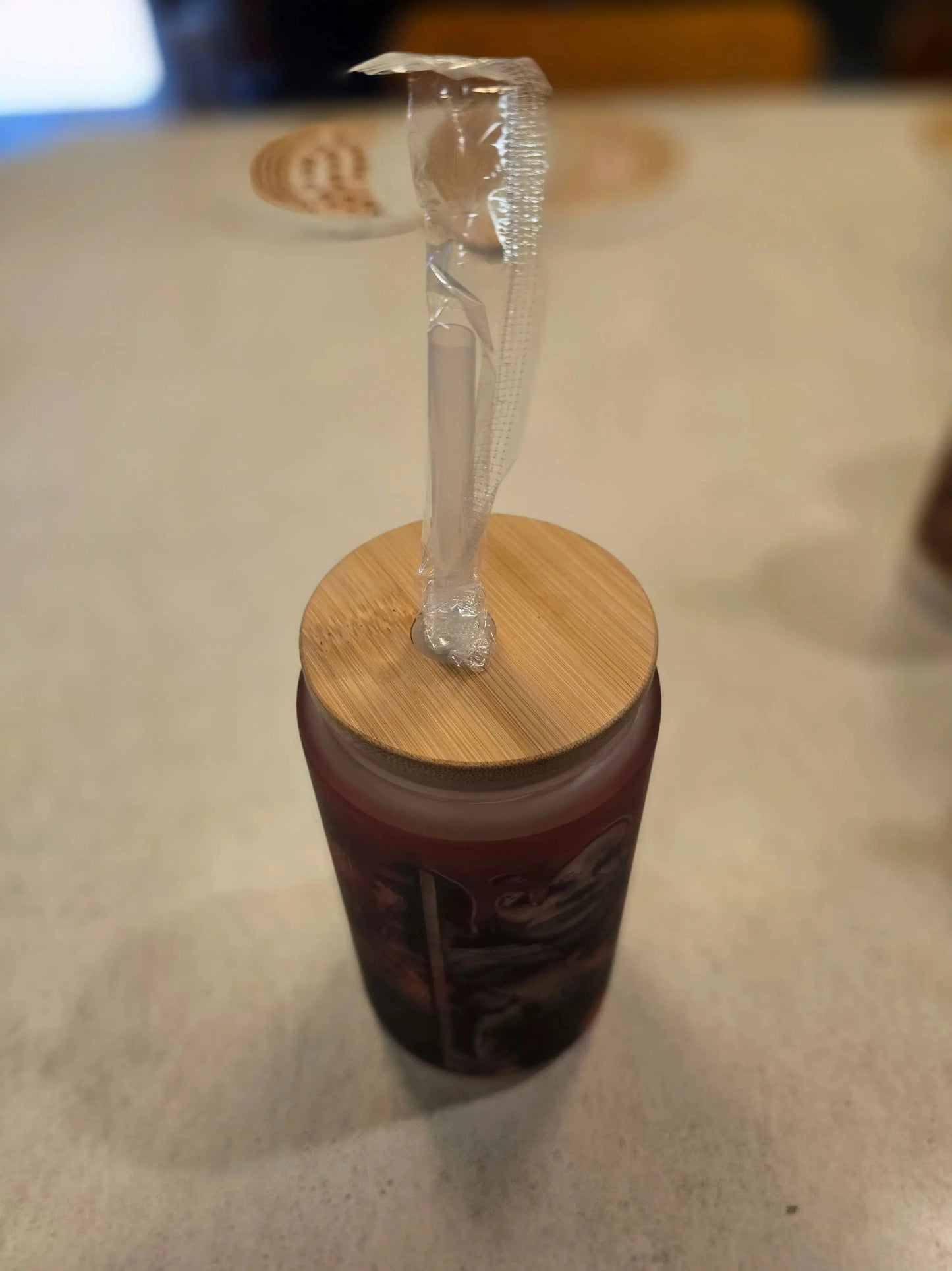 Horror Figures 16oz Frosted Glass Tumbler DisAnDat