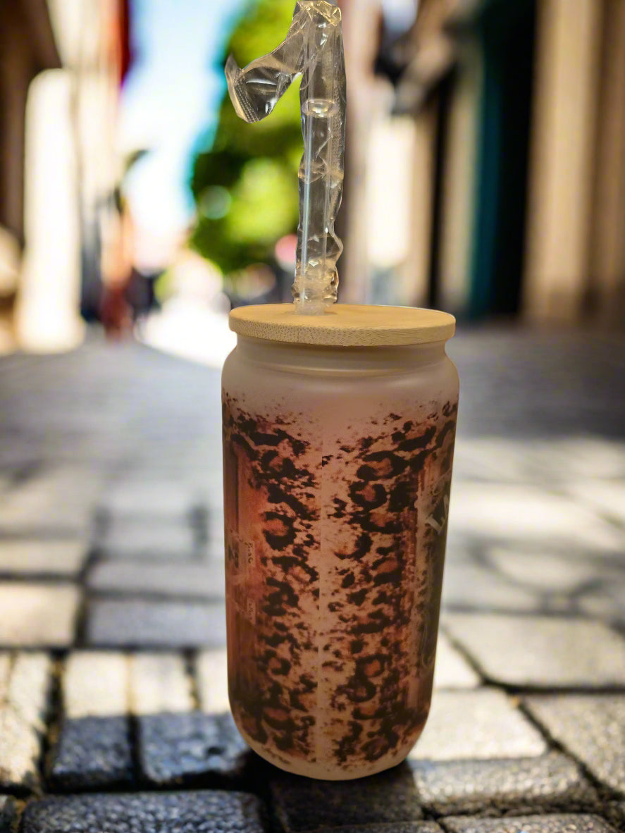 Last night, 16oz Frosted Glass Tumbler DisAnDat