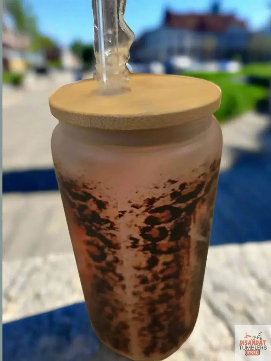 Last night, 16oz Frosted Glass Tumbler DisAnDat