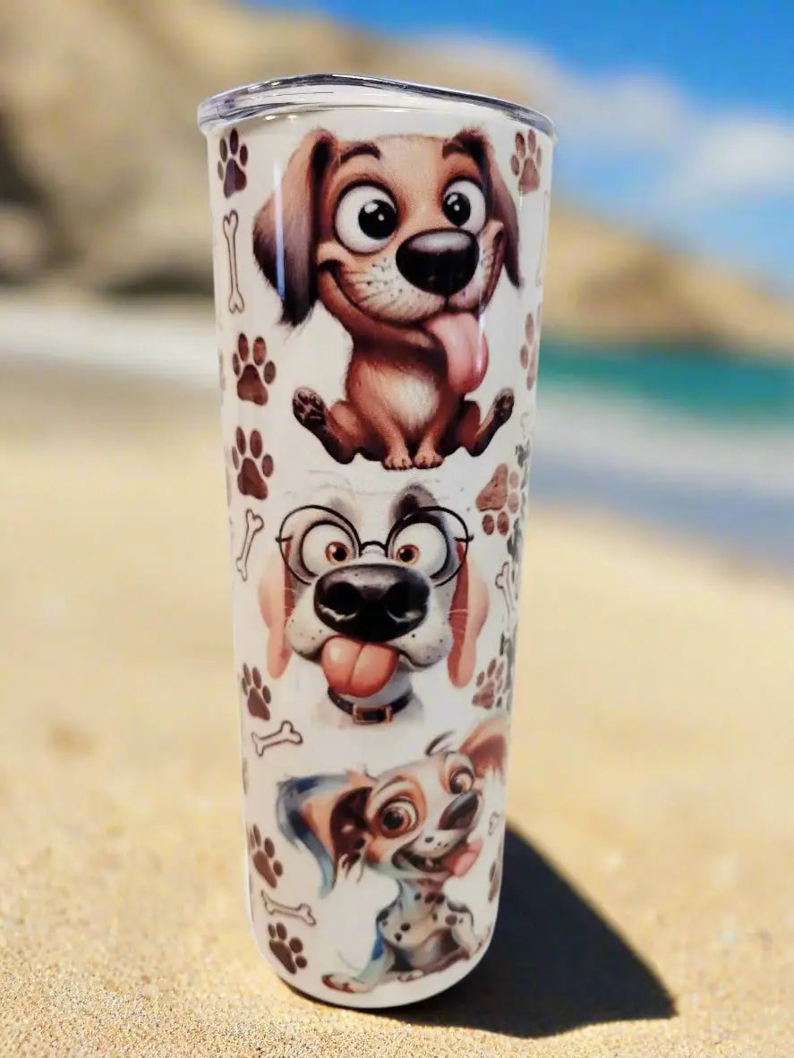 Life is better with dogs 20oz Tumblers DisAnDat