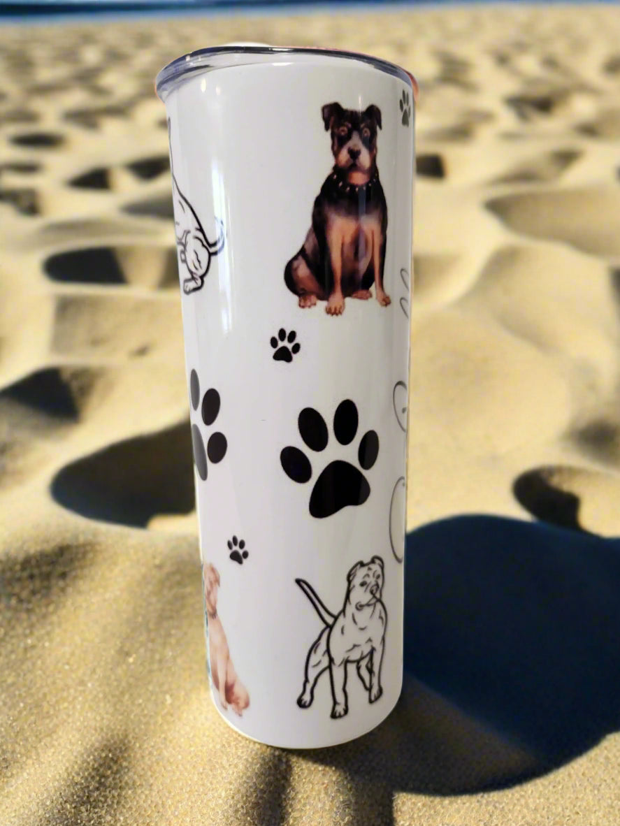 Pitbull Mom 20oz Tumbler DisAnDat