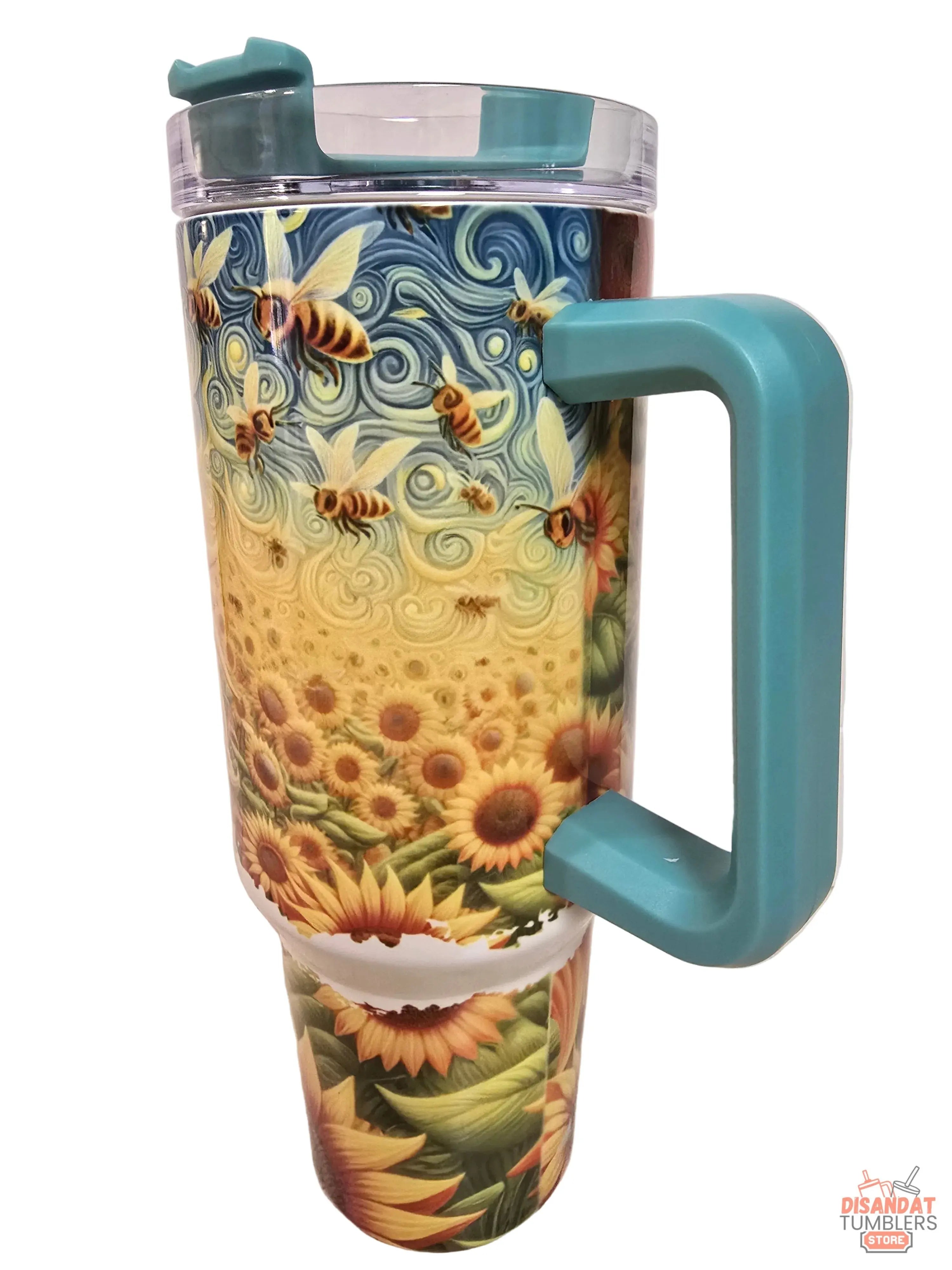 Sunflower🌻 Bumble Bee 🐝 40oz Tumbler Dis An Dat Tumbler Store