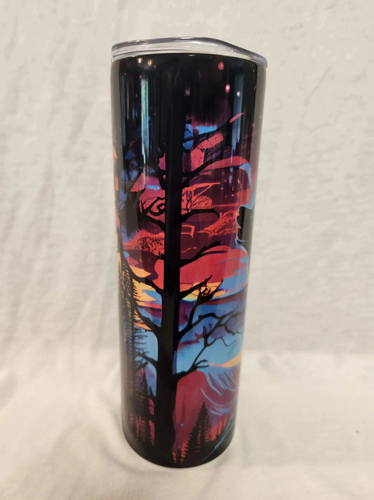 Wolf and Moon 20oz Tumbler DisAnDat