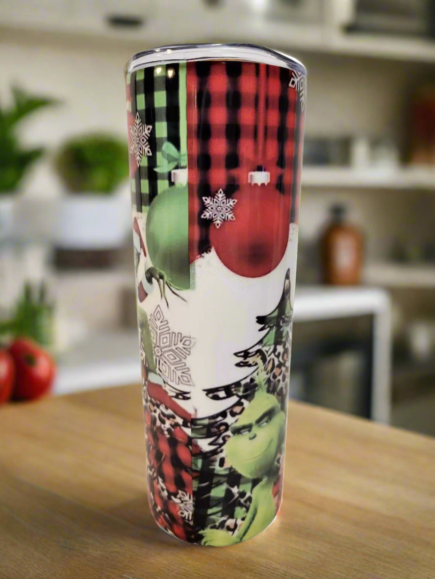 100% That  Grinch 20oz Tumblers - Image #3