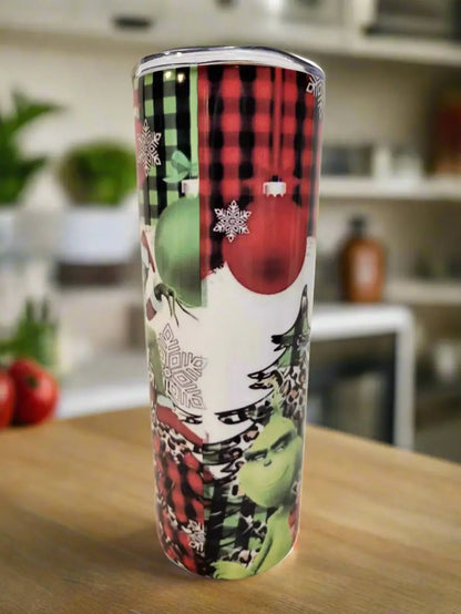 100% That Grinch 20oz Tumbler by Dis An Dat Tumbler Store