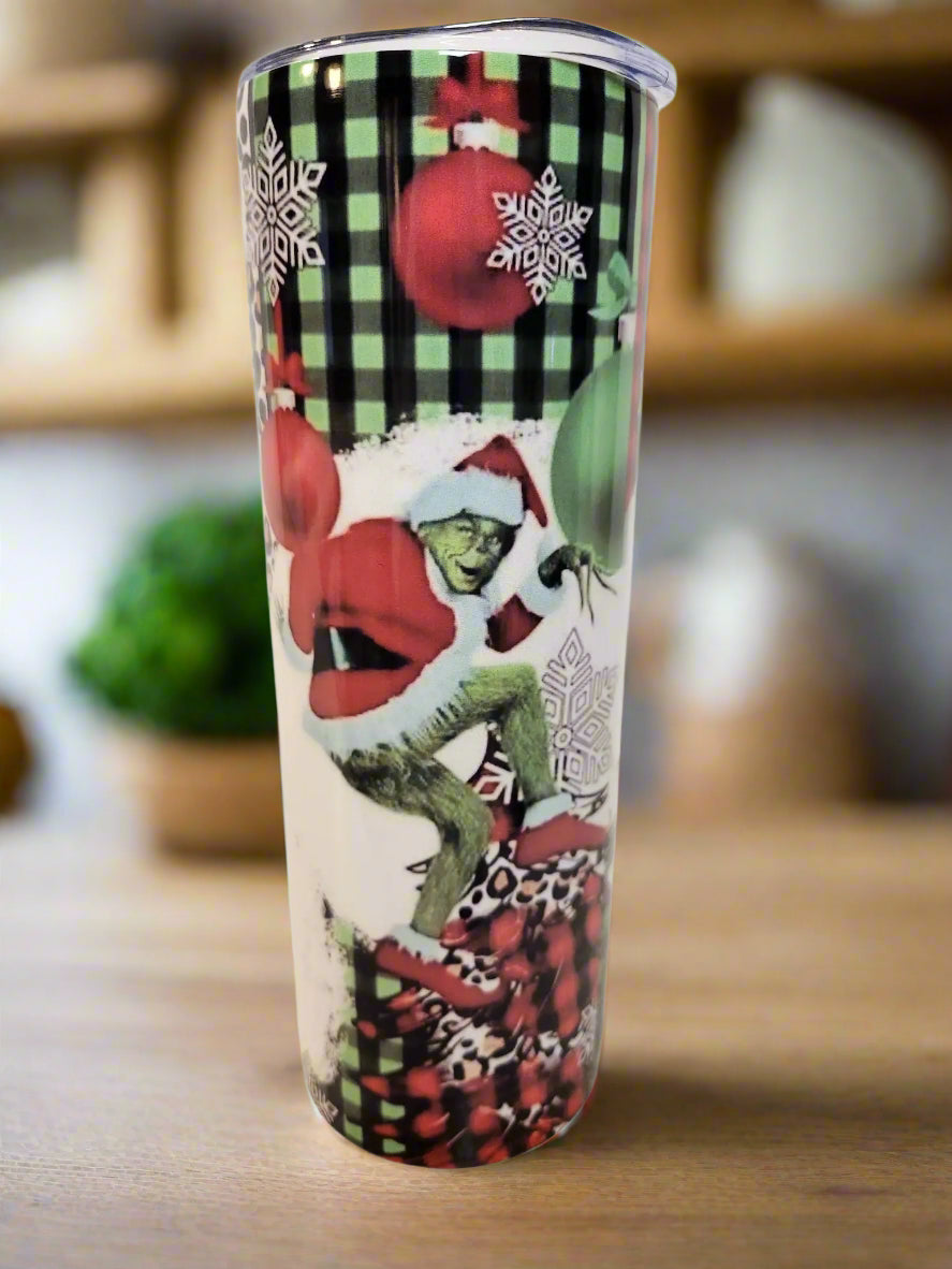 100% That  Grinch 20oz Tumblers - Image #4