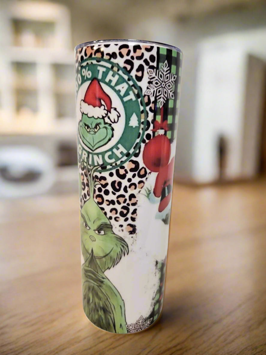 100% That  Grinch 20oz Tumblers - Image #5