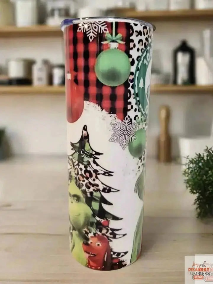 100% That Grinch 20oz Tumbler by Dis An Dat Tumbler Store