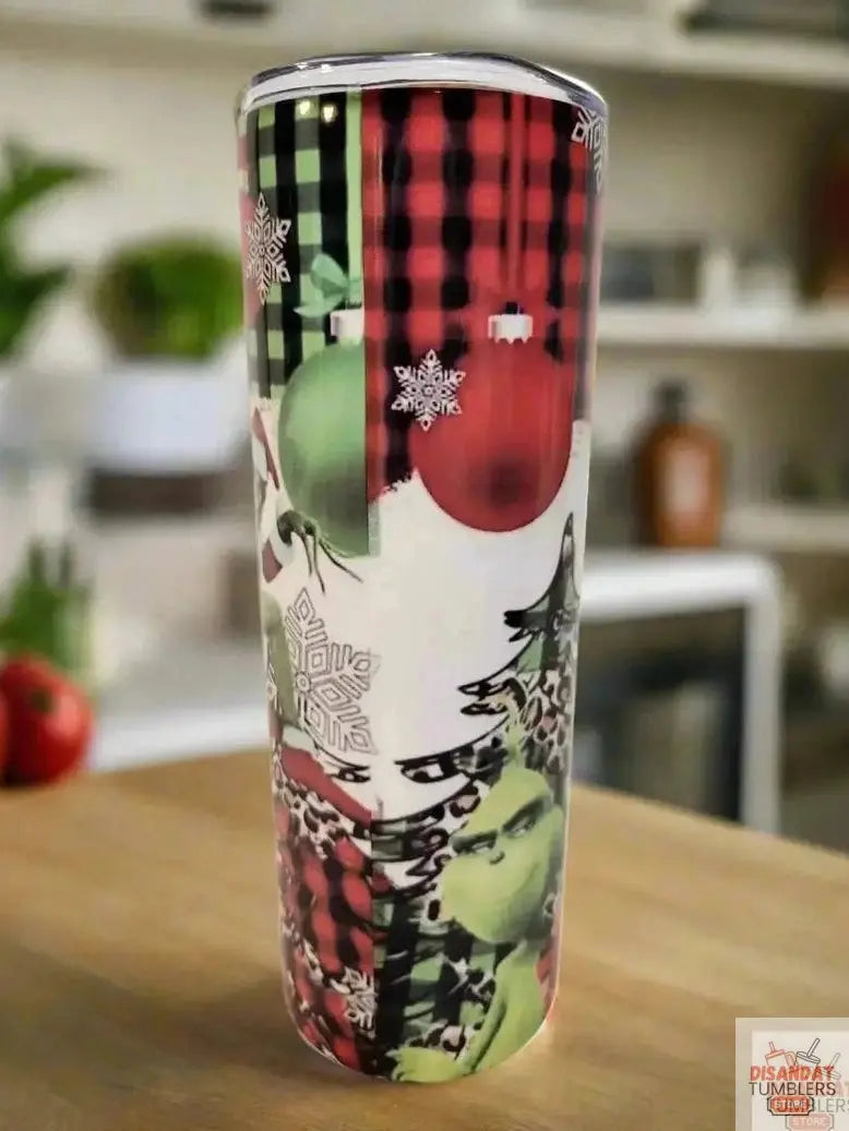 100% That Grinch 20oz Tumbler by Dis An Dat Tumbler Store