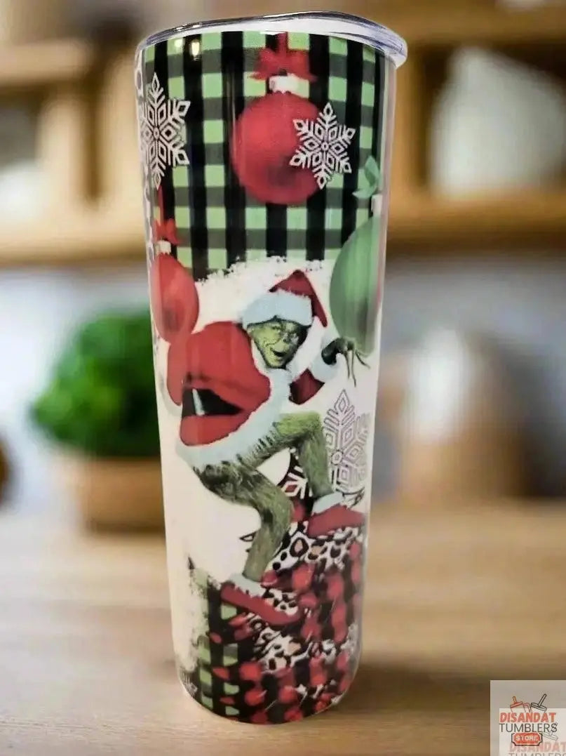 100% That Grinch 20oz Tumbler by Dis An Dat Tumbler Store