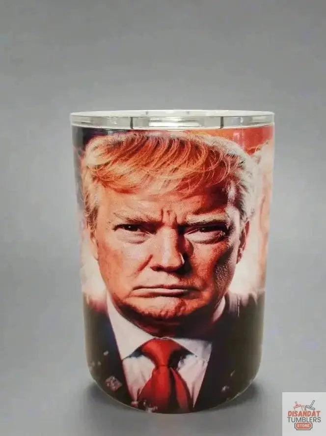 10oz American Patriot tribute double-walled insulated coffee Tumbler Dis An Dat Tumbler Store