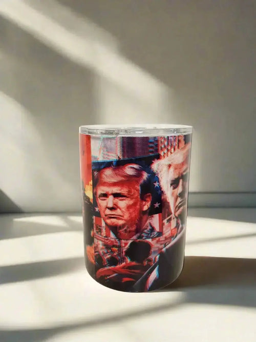 10oz American Patriot tribute double-walled insulated coffee Tumbler Dis An Dat Tumbler Store