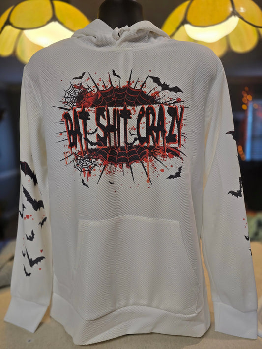 Bat sht crazy spooky women's hoodie DisAnDat
