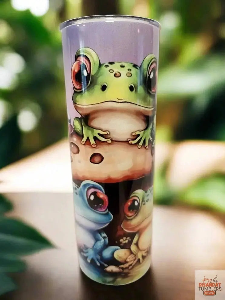 20oz Frogs Tumbler - Dis An Dat Tumbler Store