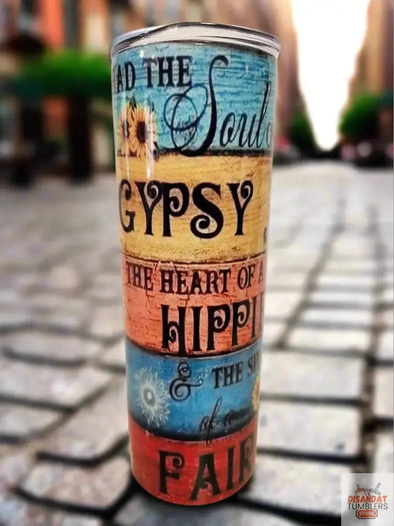 20oz Gypsy Soul Tumbler - Eco-Friendly & Reusable - Dis An Dat Tumbler Store