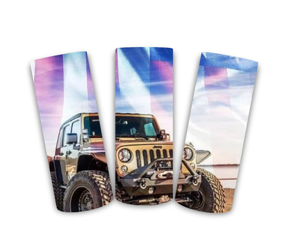 Patriotic Jeep Lover 20oz Tumbler - Dis An Dat Tumbler Store
