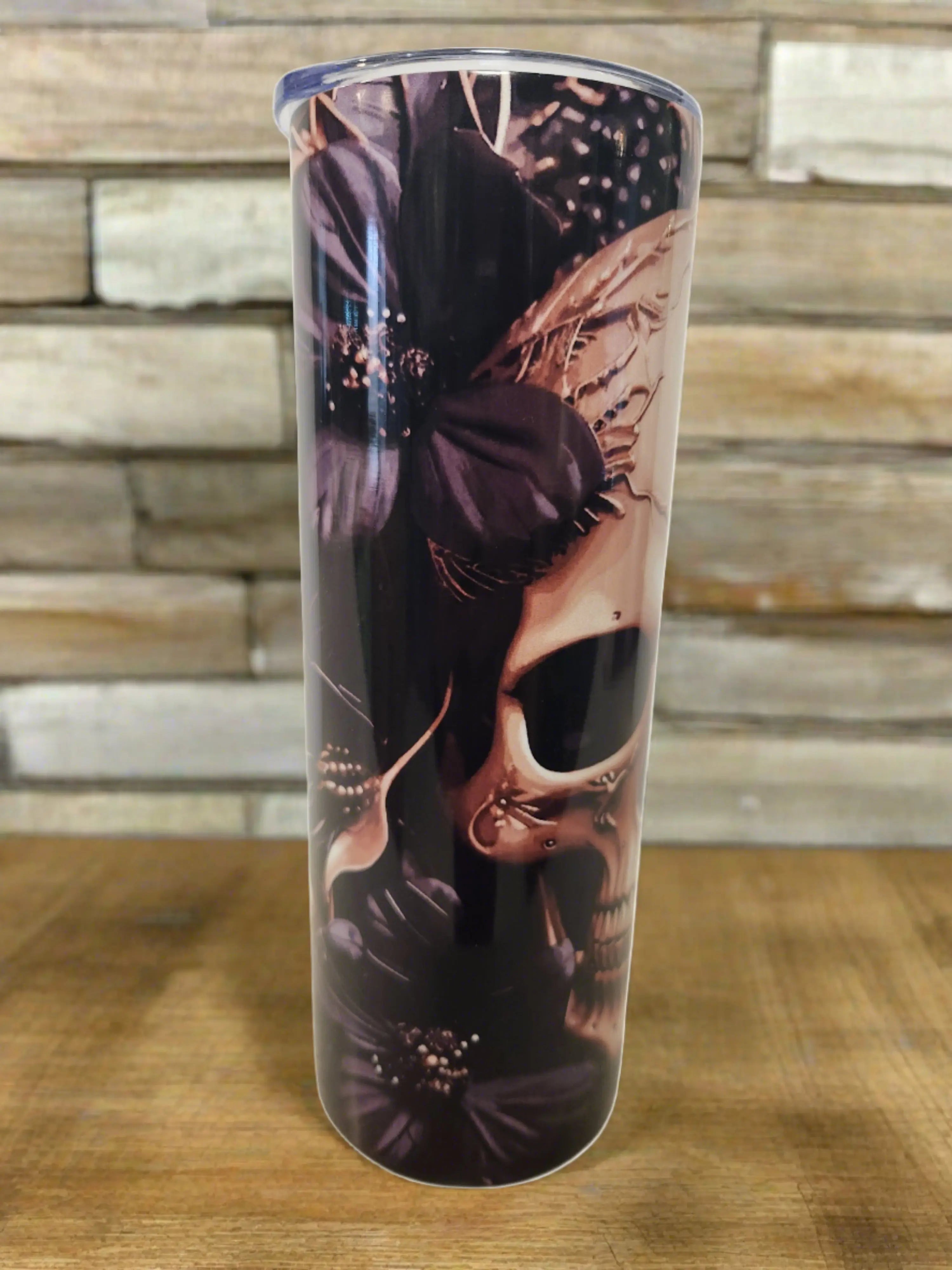 Skull 20oz Double Insulated Tumbler  2- ALittleDisAnDat.com