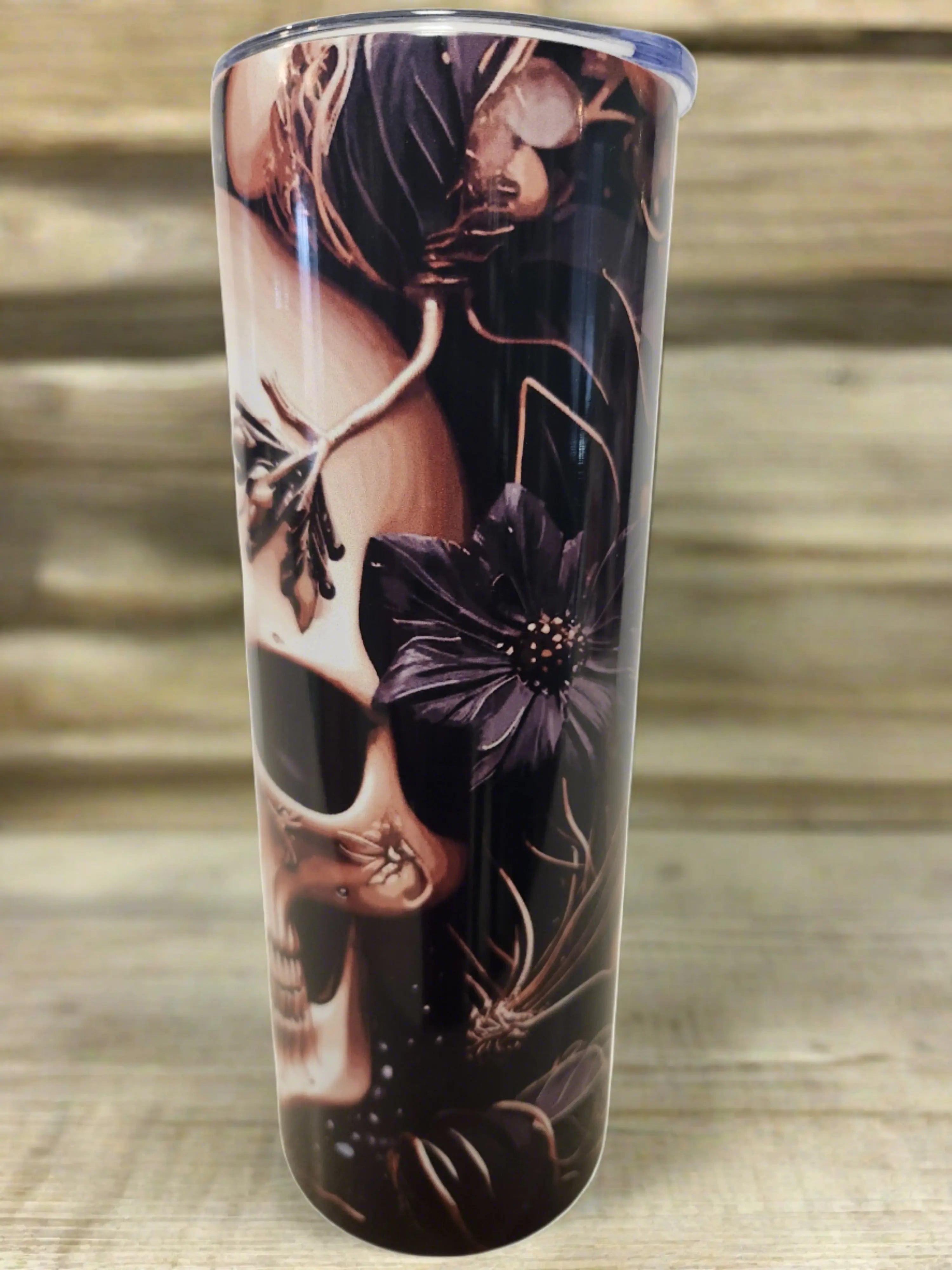 Skull 20oz Double Insulated Tumbler  3- ALittleDisAnDat.com