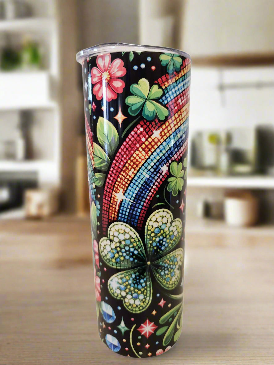 4 leaf clover / rainbow 20oz Tumblers
