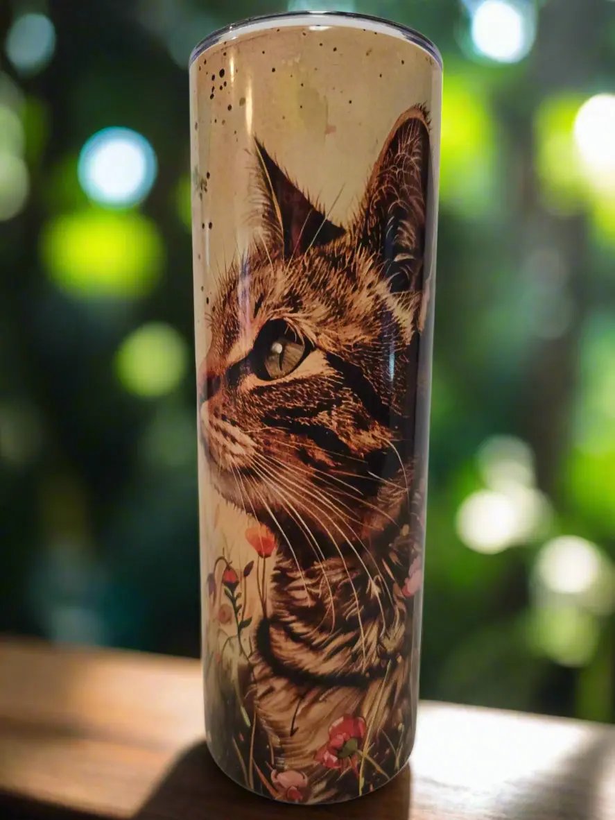 A  Field  of Cat 20oz Tumbler - Dis An Dat Tumbler Store