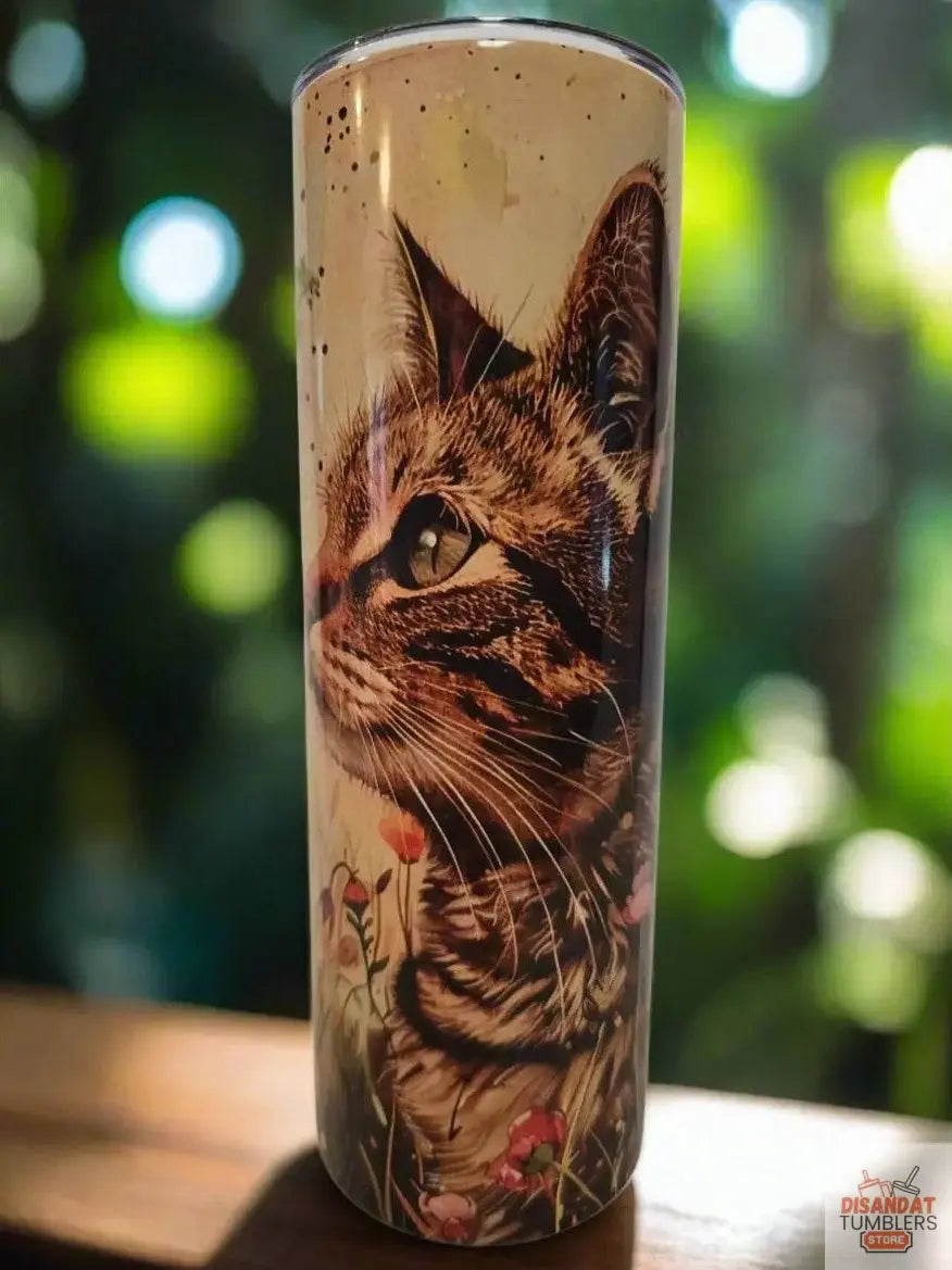 A  Field  of Cat 20oz Tumbler - Dis An Dat Tumbler Store