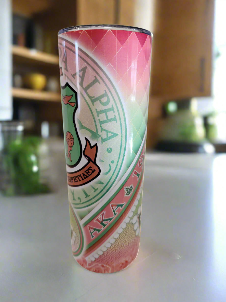AKA Sority 20oz Tumblers - Image #4