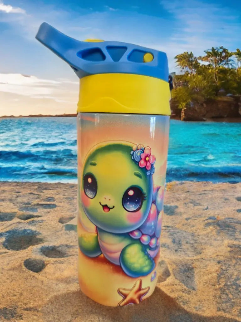 Adorable Baby Sea Turtle 12 thermal Tumbler Dis An Dat