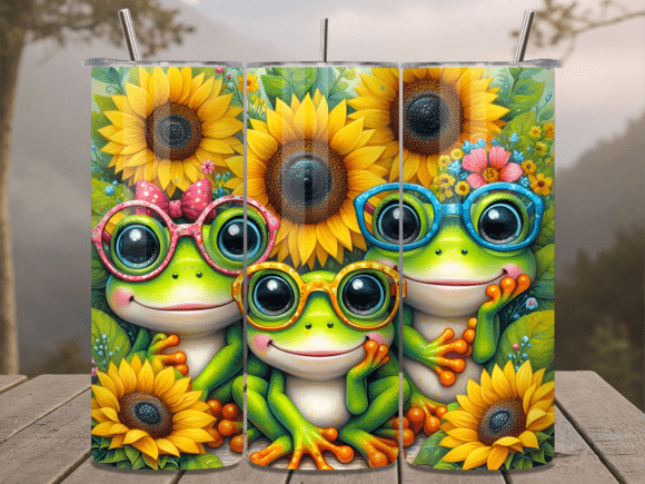 Frogs Design 20oz Tumbler