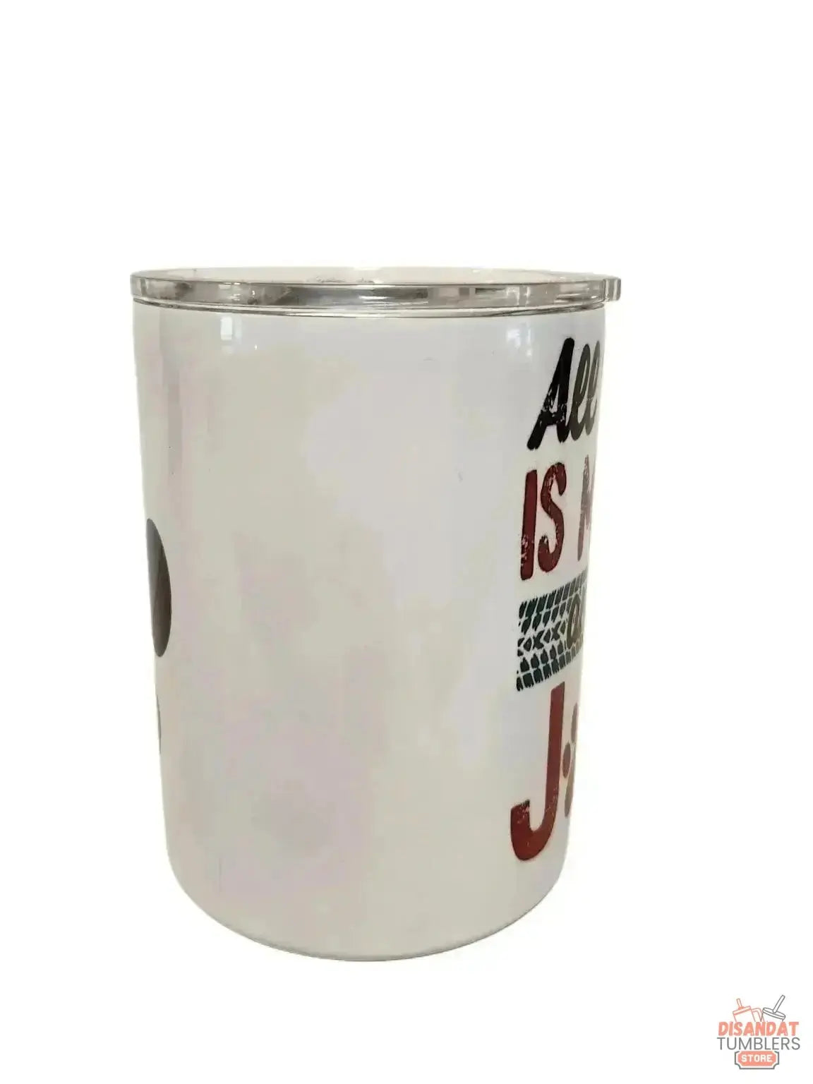 All I need is my jeep and dog, 10oz double-walled Insulated Coffe Tumbler Dis An Dat Tumbler Store