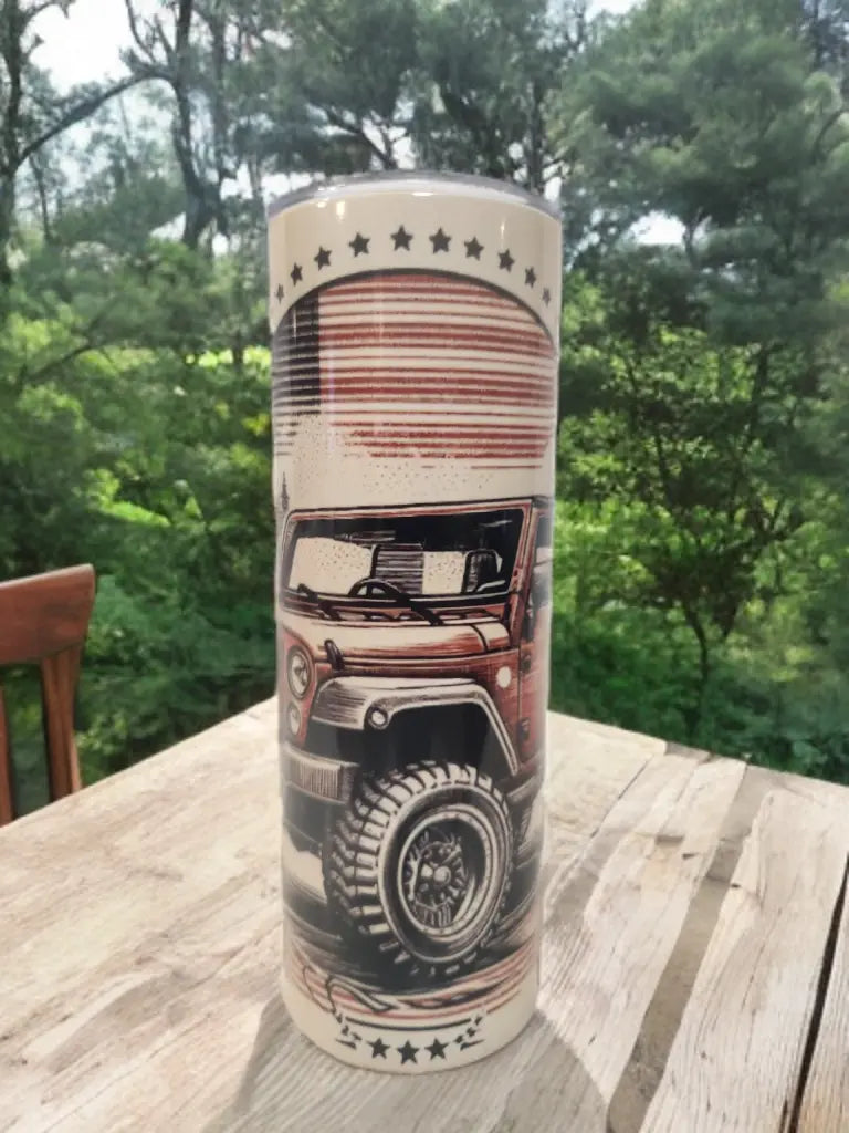 American Jeep 20oz Tumbler A Little Dis An Dat Tumblers