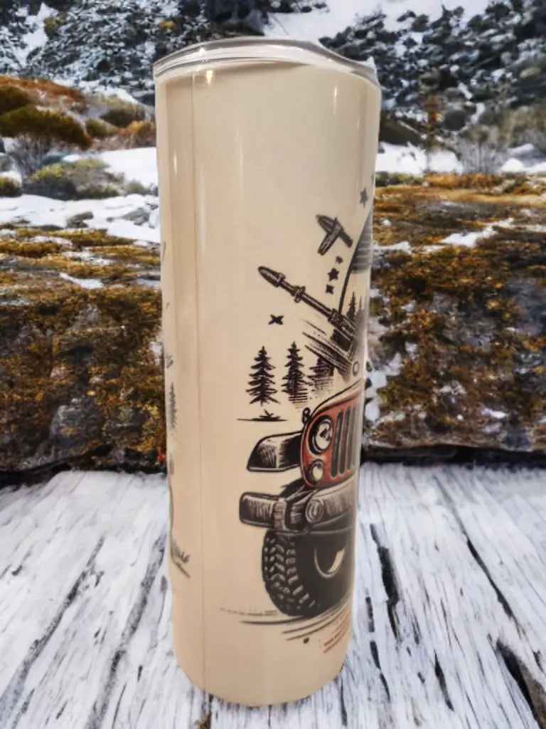 American Jeep 20oz Tumbler A Little Dis An Dat Tumblers