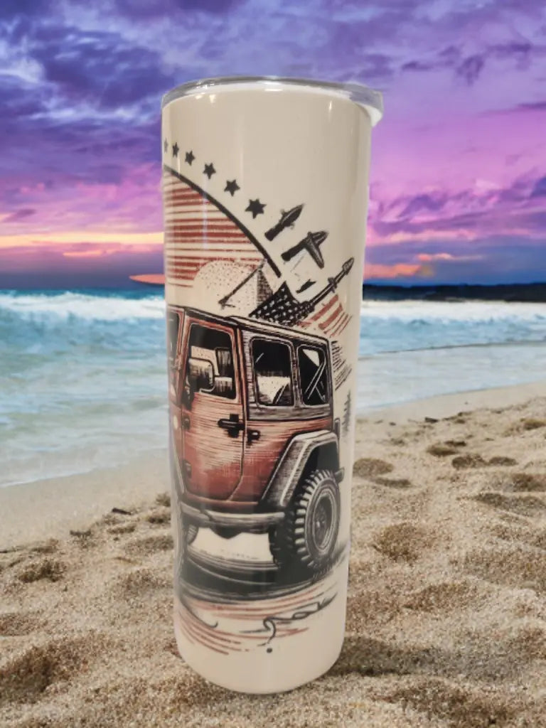 American Jeep 20oz Tumbler A Little Dis An Dat Tumblers