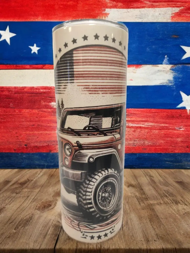 American Jeep 20oz Tumbler A Little Dis An Dat Tumblers