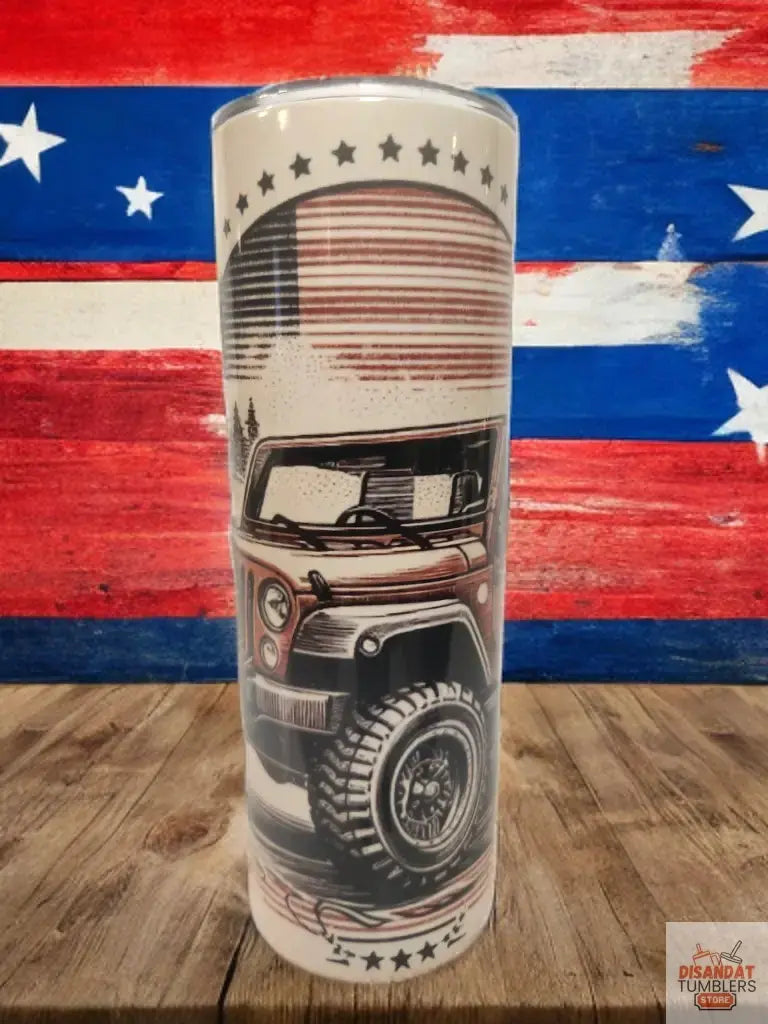 American Jeep 20oz Tumbler - Dis An Dat Tumbler Store