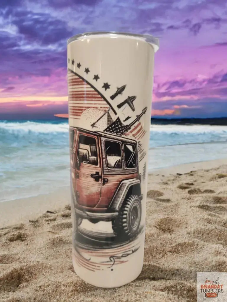 American Jeep 20oz Tumbler - Dis An Dat Tumbler Store