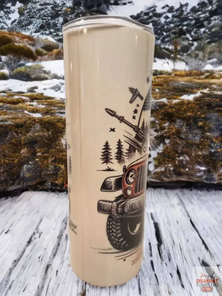 American Jeep 20oz Tumbler - Dis An Dat Tumbler Store