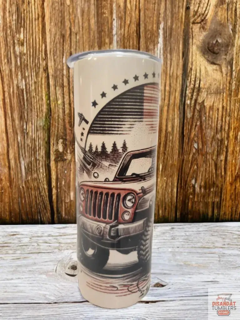 American Jeep 20oz Tumbler - Dis An Dat Tumbler Store