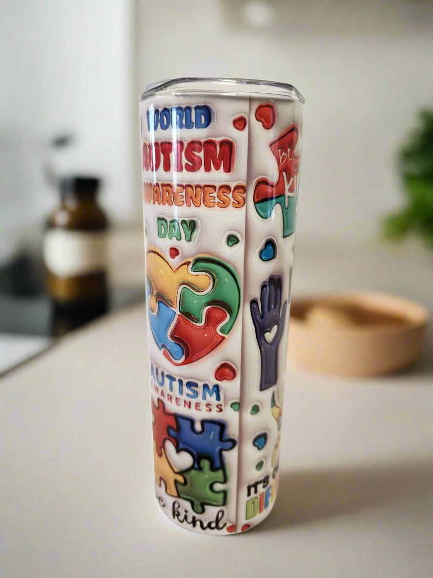 Autism 20oz Tumblers - Image #4