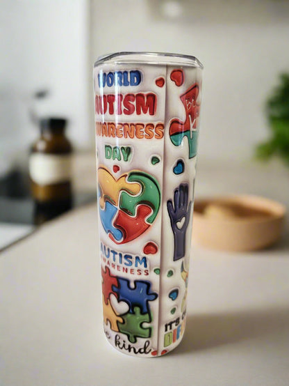 Light it up blue 20oz Tumbler DisAnDat