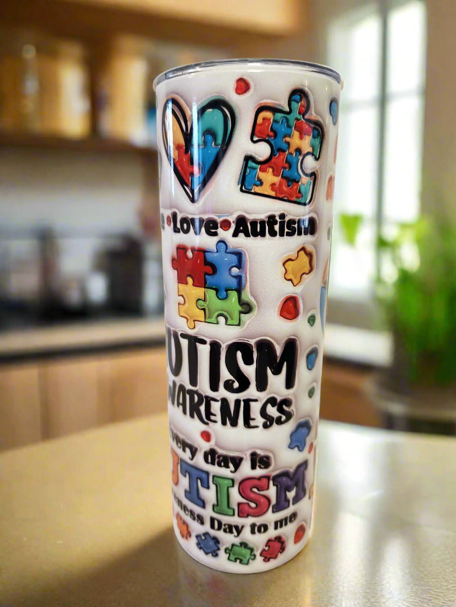 Autism 20oz Tumblers - Image #5