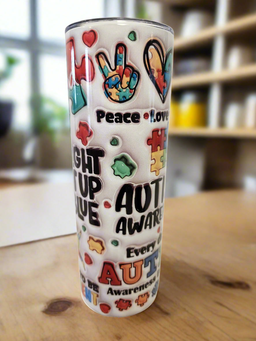 Autism 20oz Tumblers - Image #6