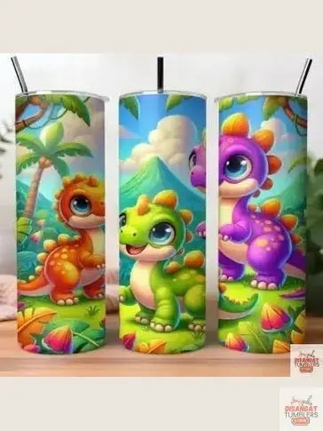 Baby Dragons Kids 12oz Tumbler - Dis An Dat Tumbler Store