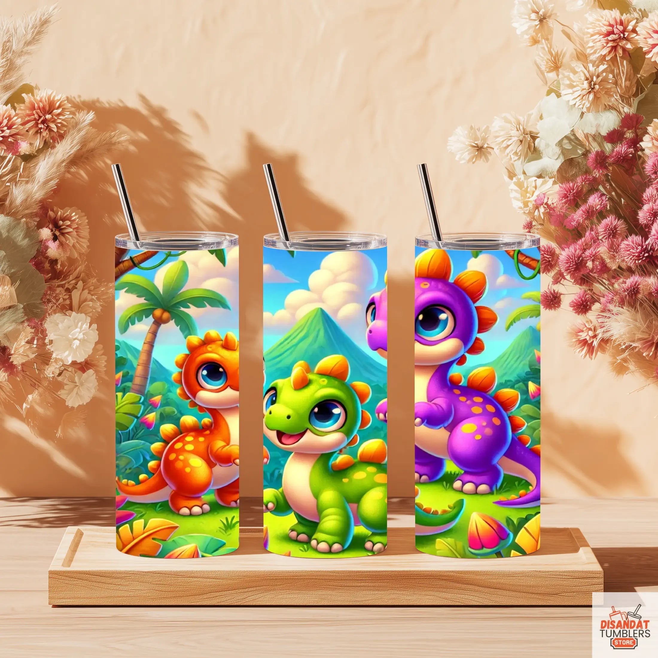Baby Dragons Kids 12oz Tumbler - Dis An Dat Tumbler Store