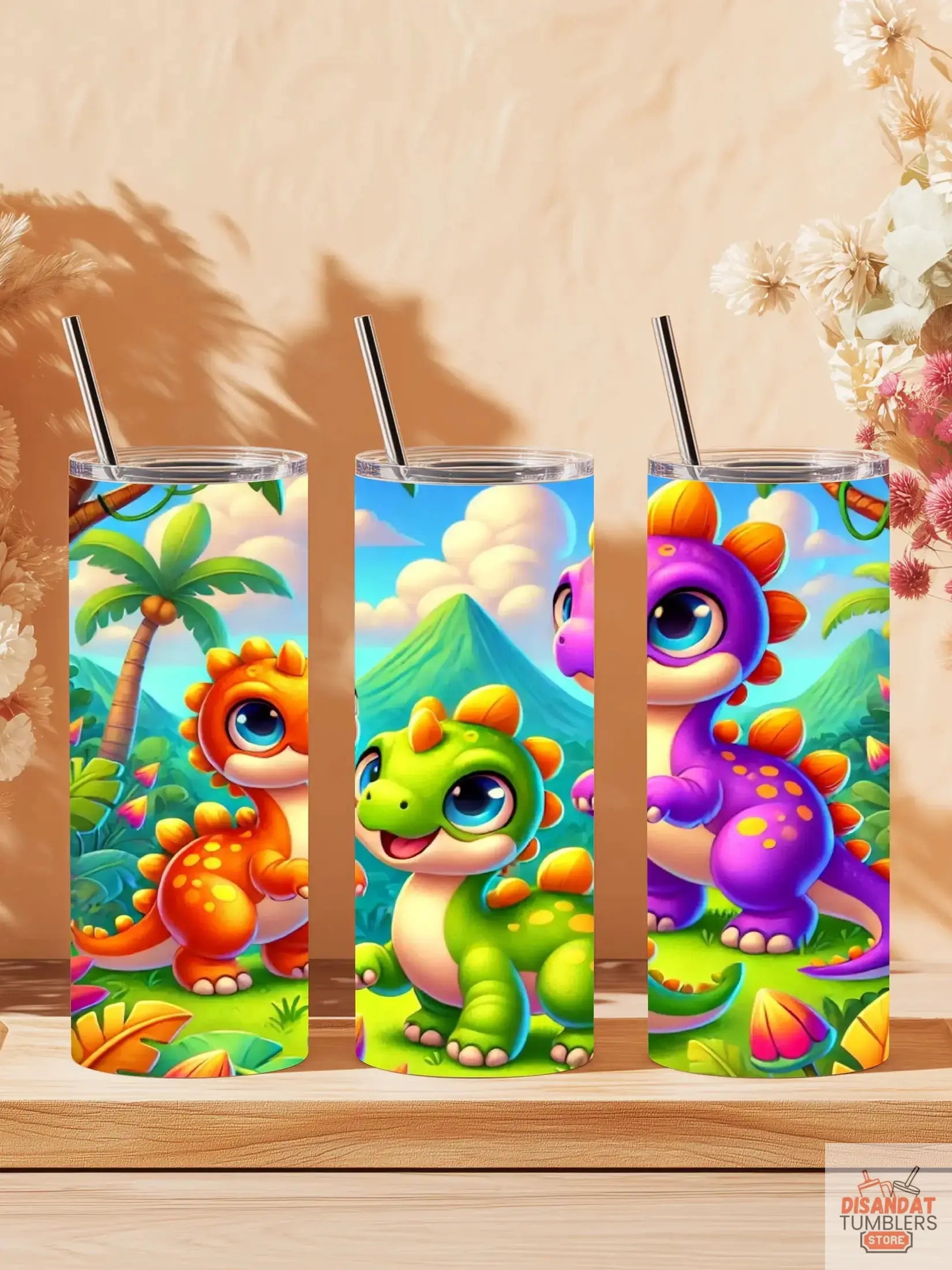 Baby Dragons Kids 12oz Tumbler - Dis An Dat Tumbler Store