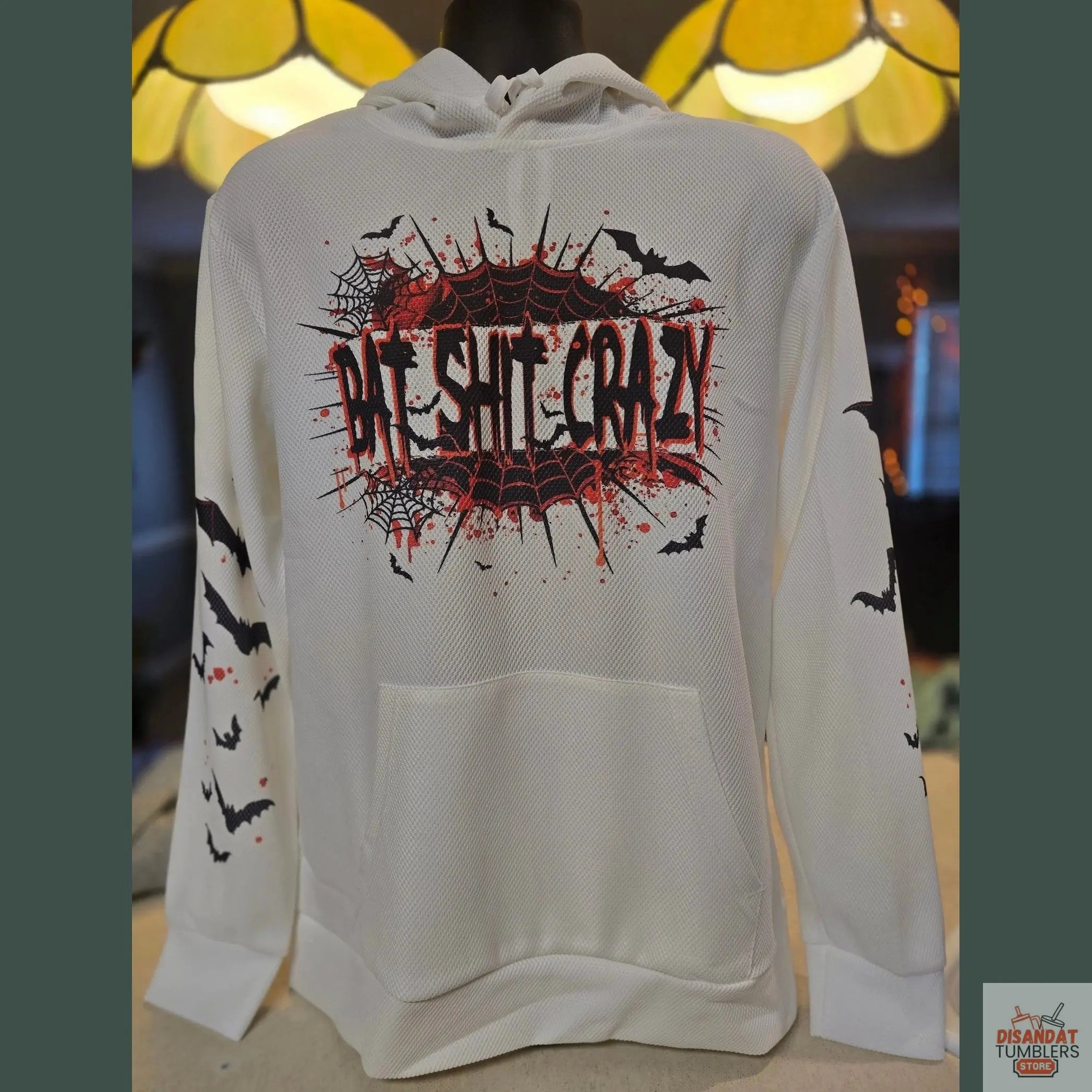 Bat sht crazy spooky women's hoodie DisAnDat