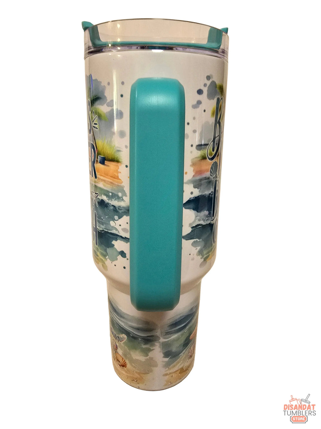 Beach hair don't care Heifer 40oz Tumbler Dis An Dat Tumbler Store