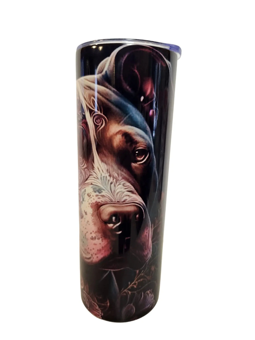 Beautiful Blue Pitbull custom 20oz Tumbler drinkware A Little Dis An Dat Tumblers